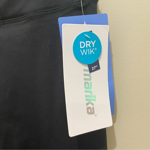 Marika 27” Ombre Foil Leggings Black Size Medium - Picture 7 of 11